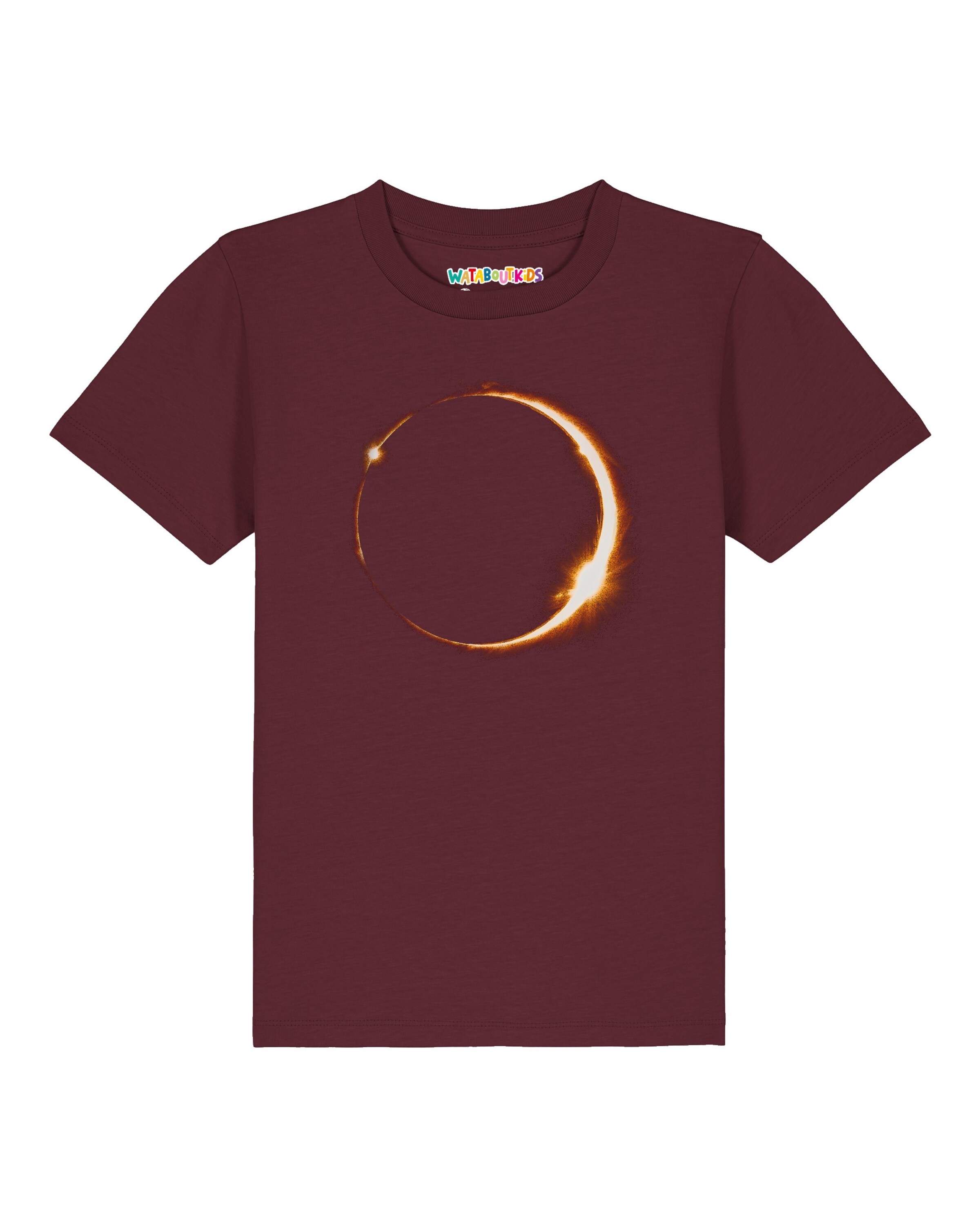 watabout.kids Shirt ' Feuerring ' in Rood: voorkant