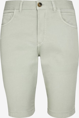 Organication Shorts in Grün: Vorderseite