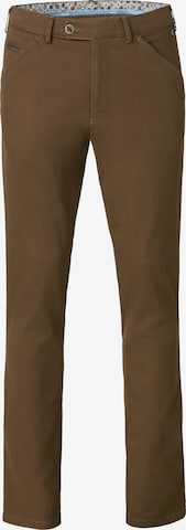 Regular Pantalon chino 'Chicago 2-5627' MEYER en marron : devant