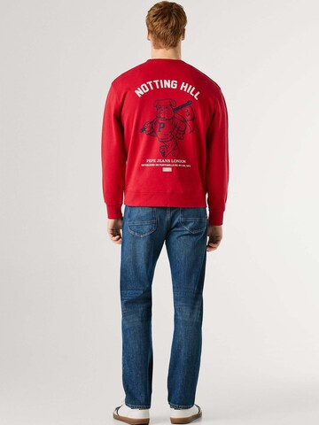Pepe Jeans Sweatshirt 'GIDEON' in Red