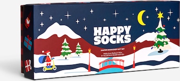 Happy Socks Socks 'Santa's Workshop' in Blue
