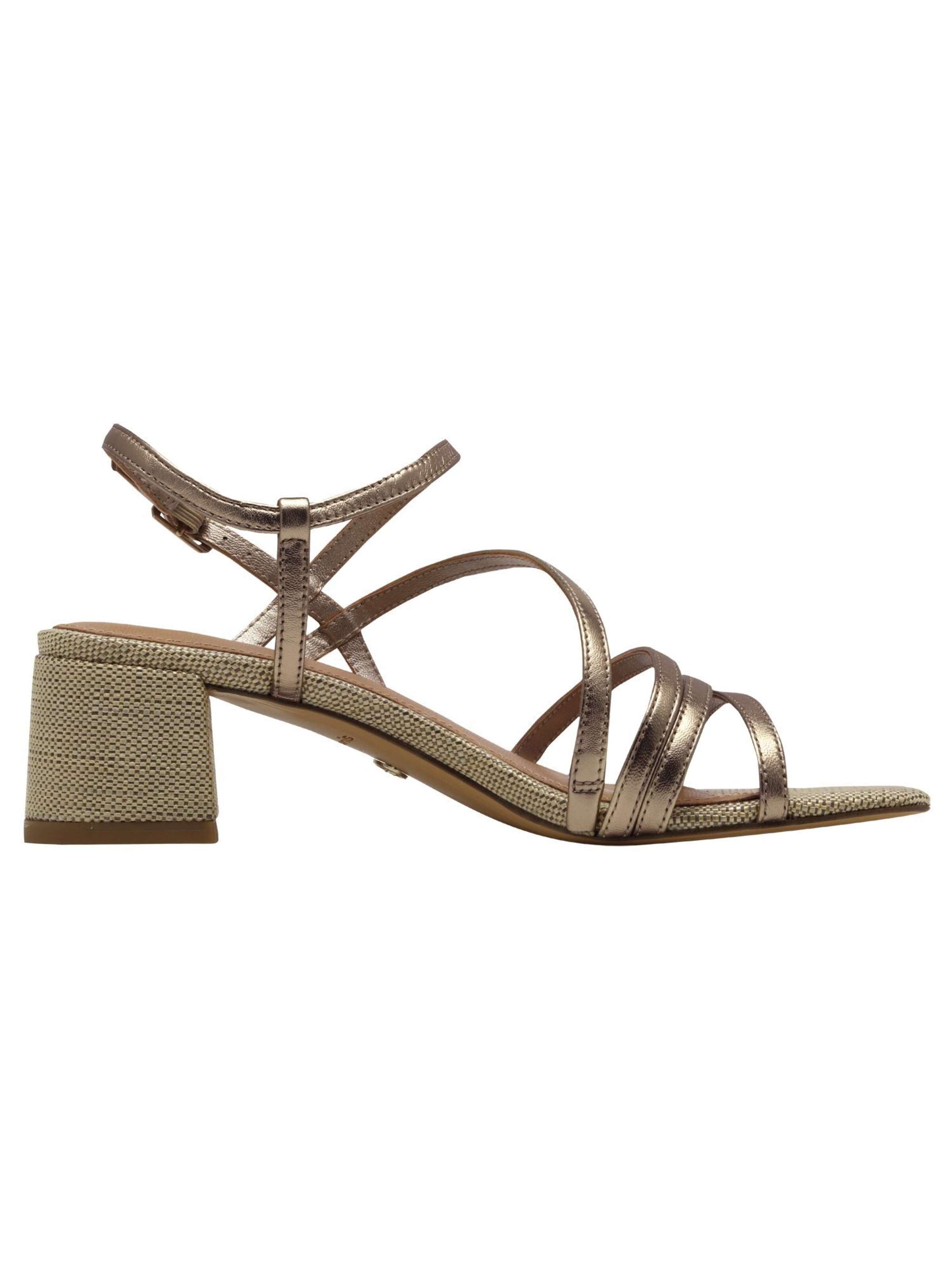 Tamaris Sandalen met riem in Goud