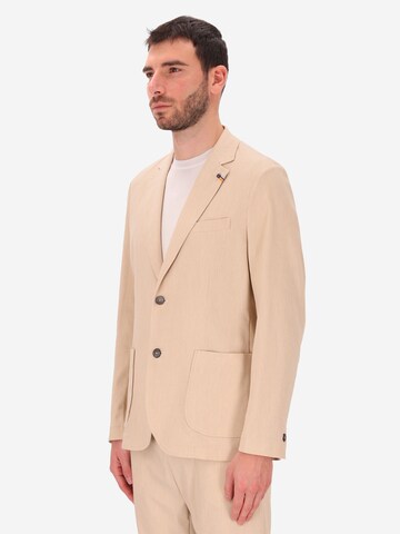 Distretto12 Regular Fit Sakko 'Saul' in Beige
