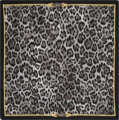 GUESS Tuch 'MIMINA FOULARD 90X90' in gelb / grau / dunkelgrau / schwarz, Produktansicht