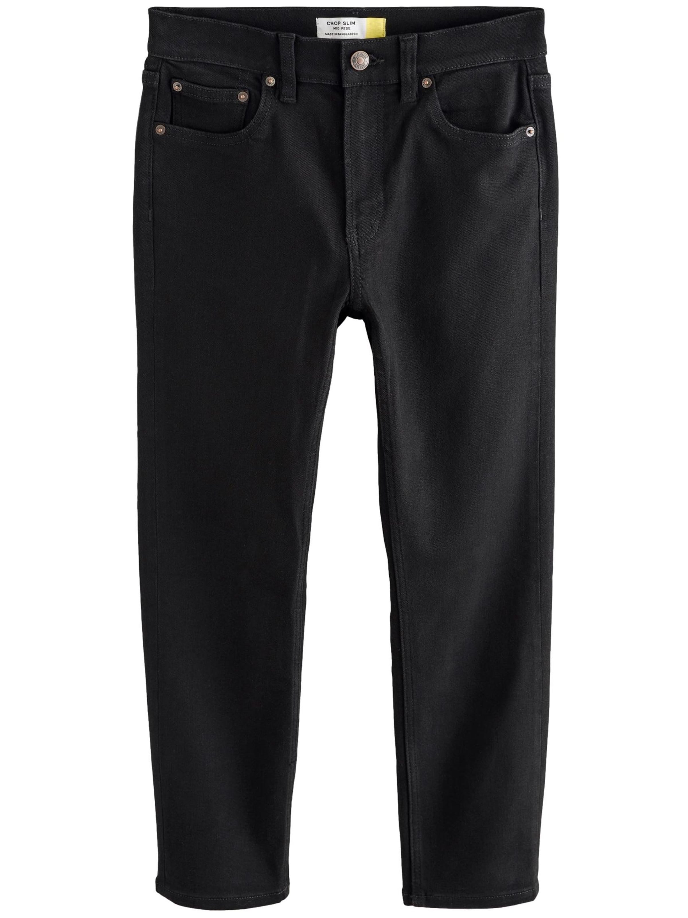 Next Слим Джинсы в Черный: спереди