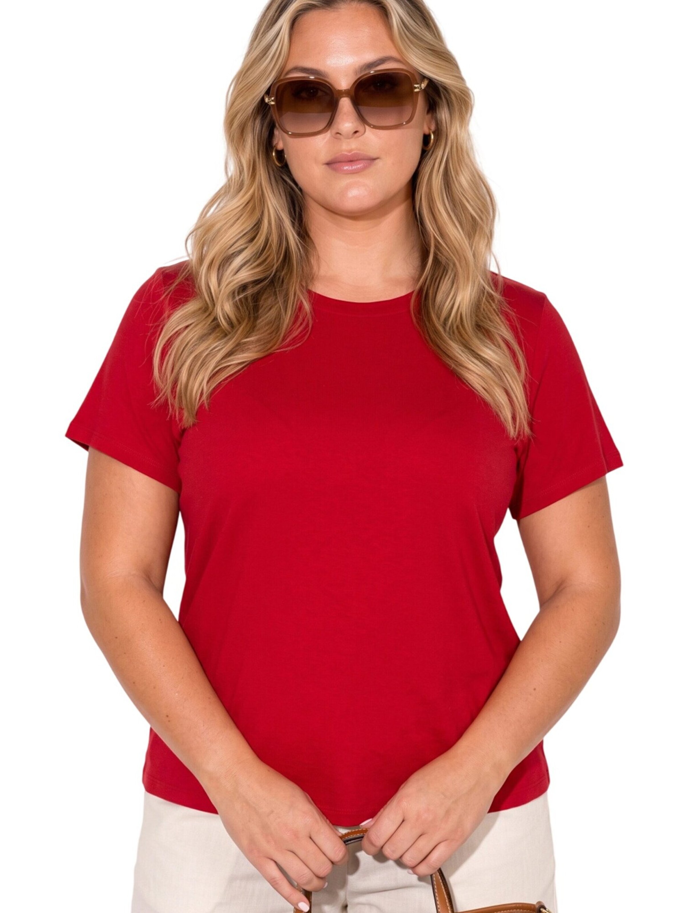 Shape Of You Shirt in Red