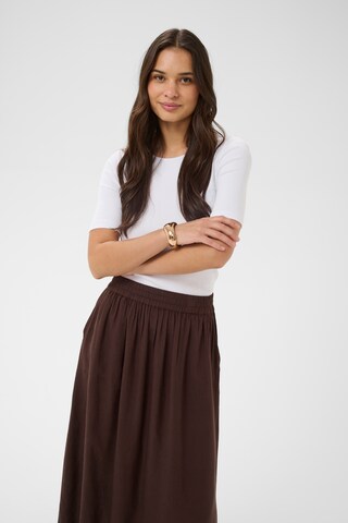 Kaffe Skirt 'KAmilia Skirt' in Brown