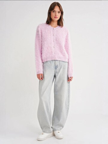 MixRay Gebreid vest in Roze