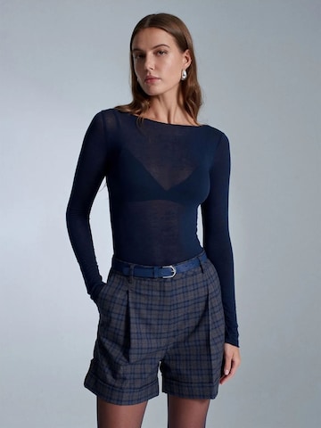 Camicia da donna di Dilvin in blu: frontale