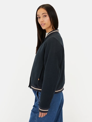 CAMEL ACTIVE Collegejacke aus einem Wollmix in Blau