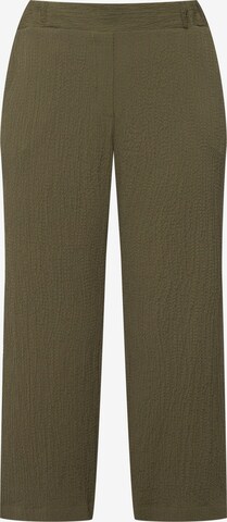 Ulla Popken Loose fit Pants in Green: front