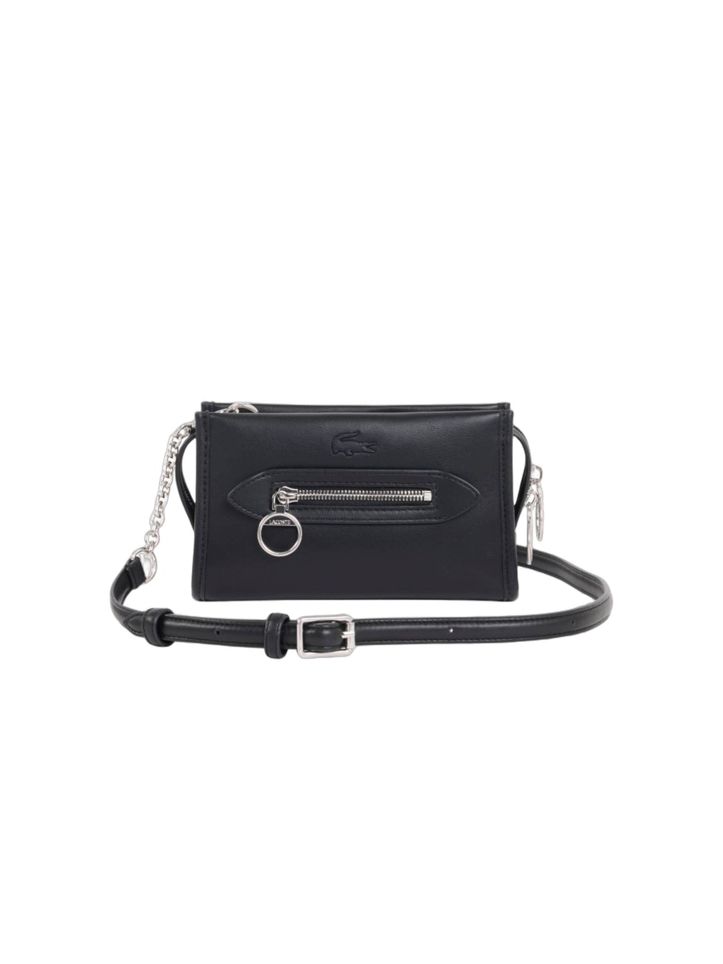 LACOSTE Skuldertaske 'Celys' i sort: forside