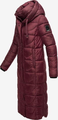 NAVAHOO Winter coat 'Waffelchen' in Red