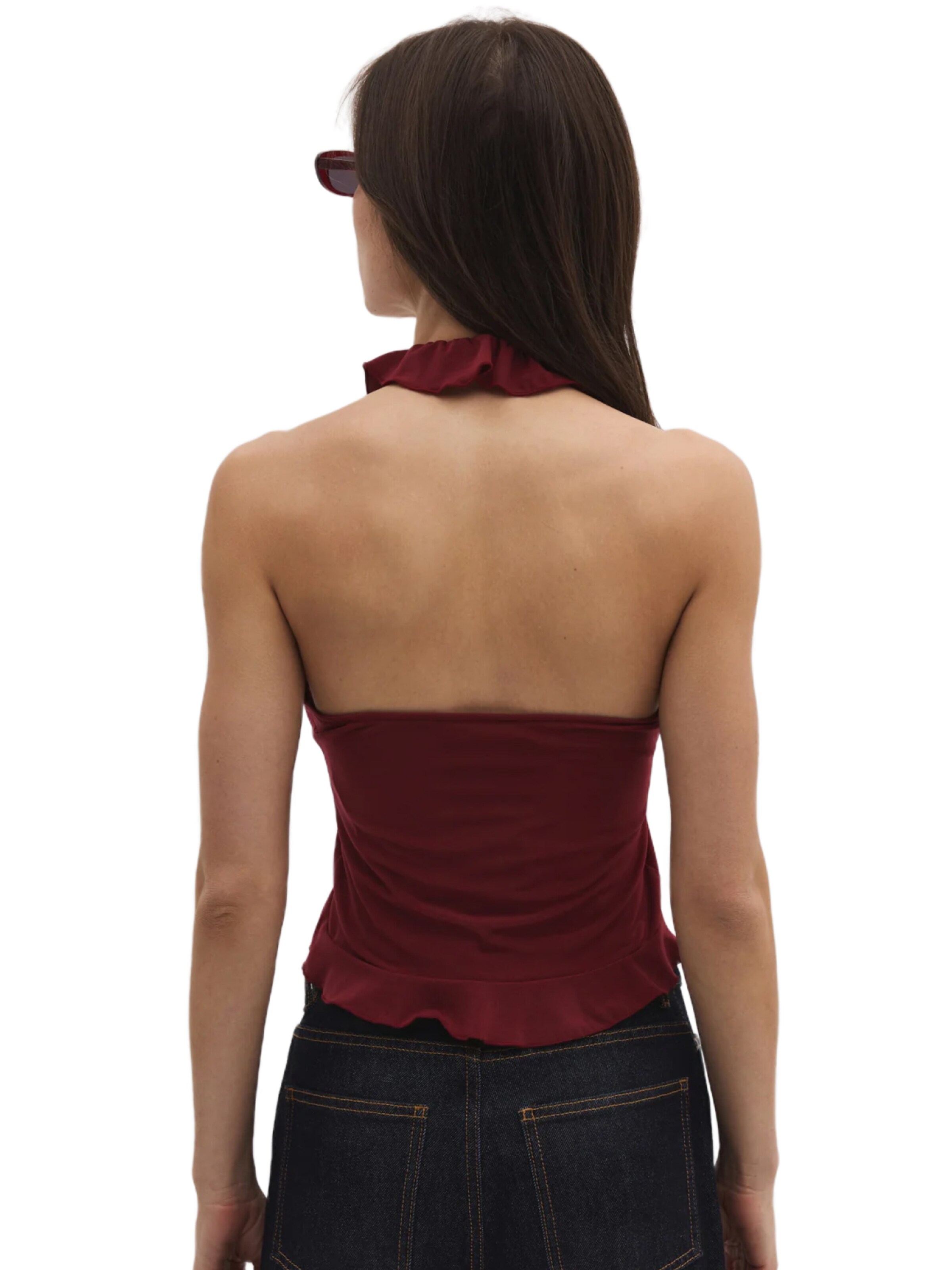 No Matter What Top in Rood