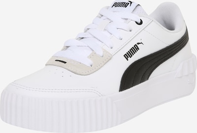 PUMA Låg sneaker 'Carina Lift' i beige / svart / vit, Produktvy