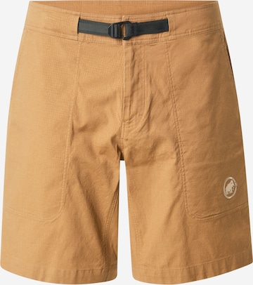 brūns MAMMUT Standarta Āra bikses 'Tamaro': no priekšpuses