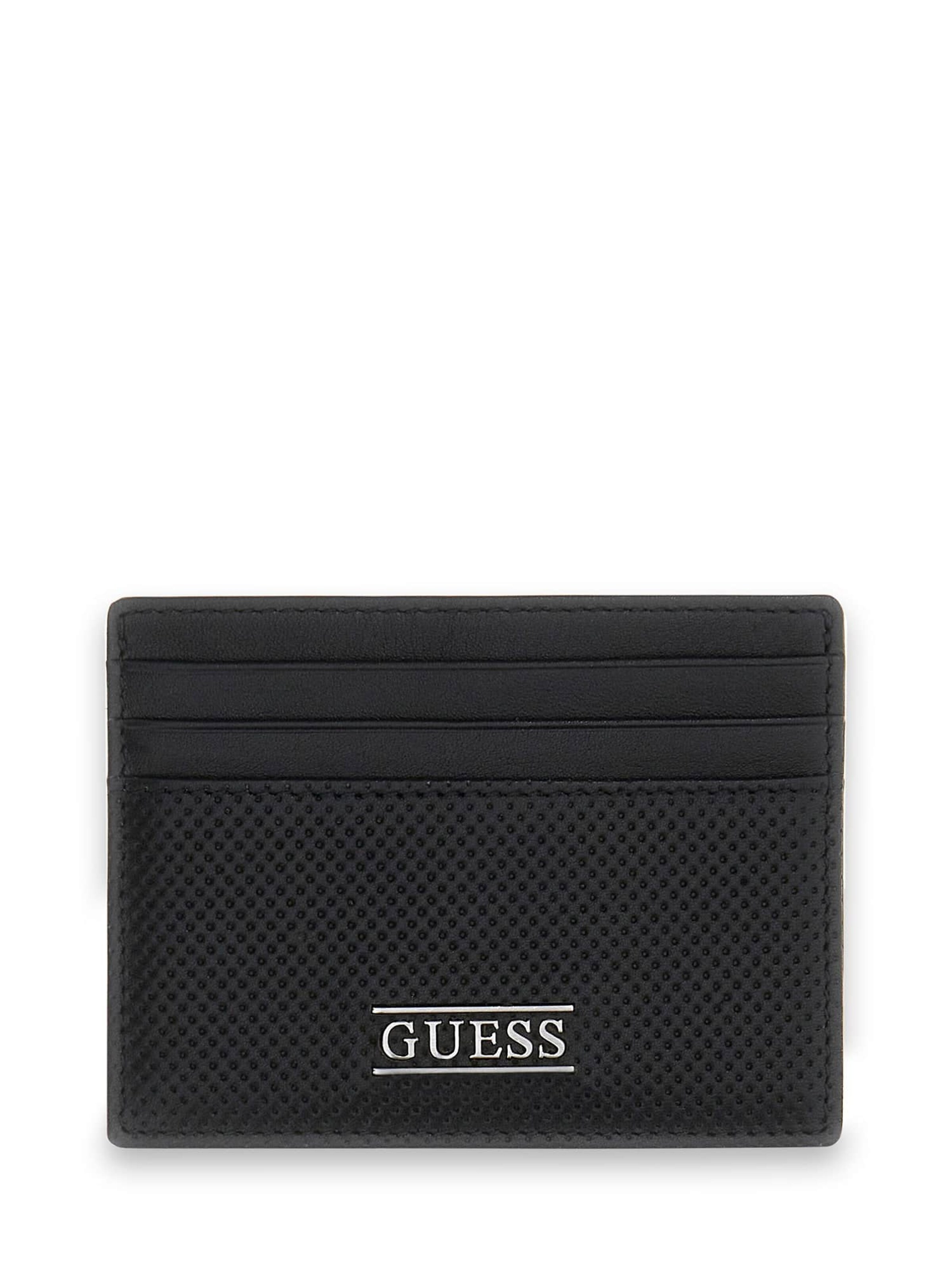 GUESS Etui 'Boston' in Schwarz: Vorderseite