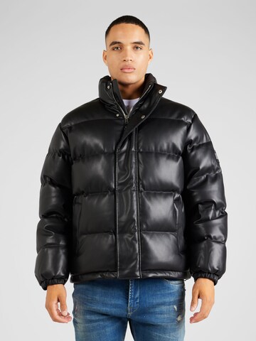 Tommy Jeans Zimní bunda 'ARCHIVE ALASKA' – černá: přední strana
