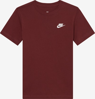 Nike Sportswear Paita 'FUTURA' värissä burgundin punainen / valkoinen, Tuotenäkymä