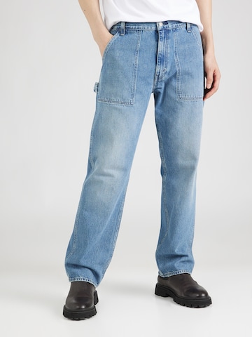 Regular Jean '555™ Relaxed Straight Utility' LEVI'S ® en bleu : devant