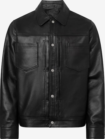 Veste mi-saison ' Felix Trucker ' Bolongaro Trevor en noir : devant