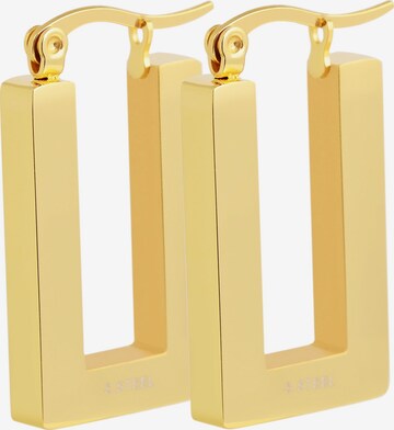 Akzent Earrings 'Chicco, langlebig' in Gold: front