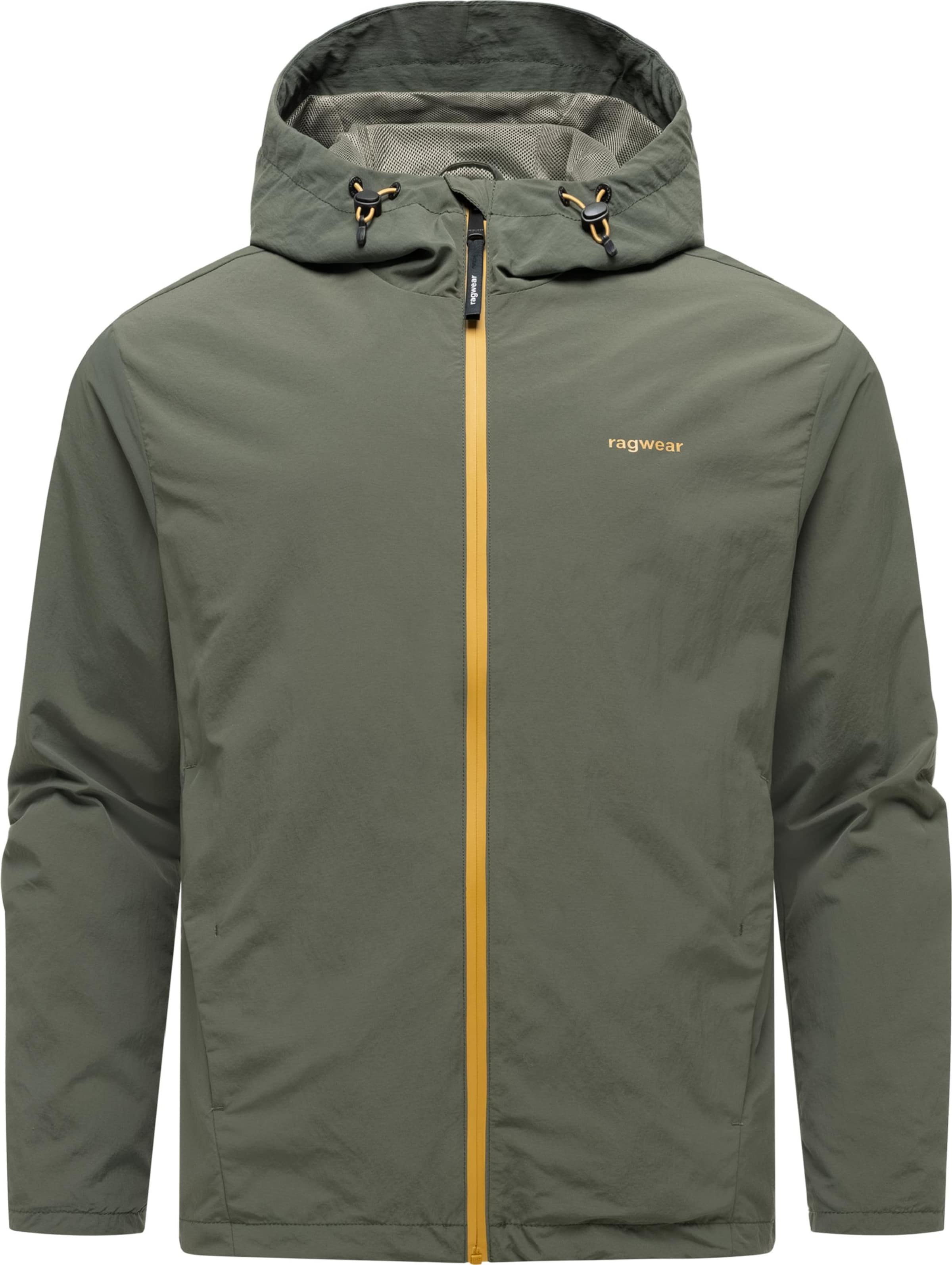 Giacca funzionale 'Lewie' di Ragwear in verde: frontale