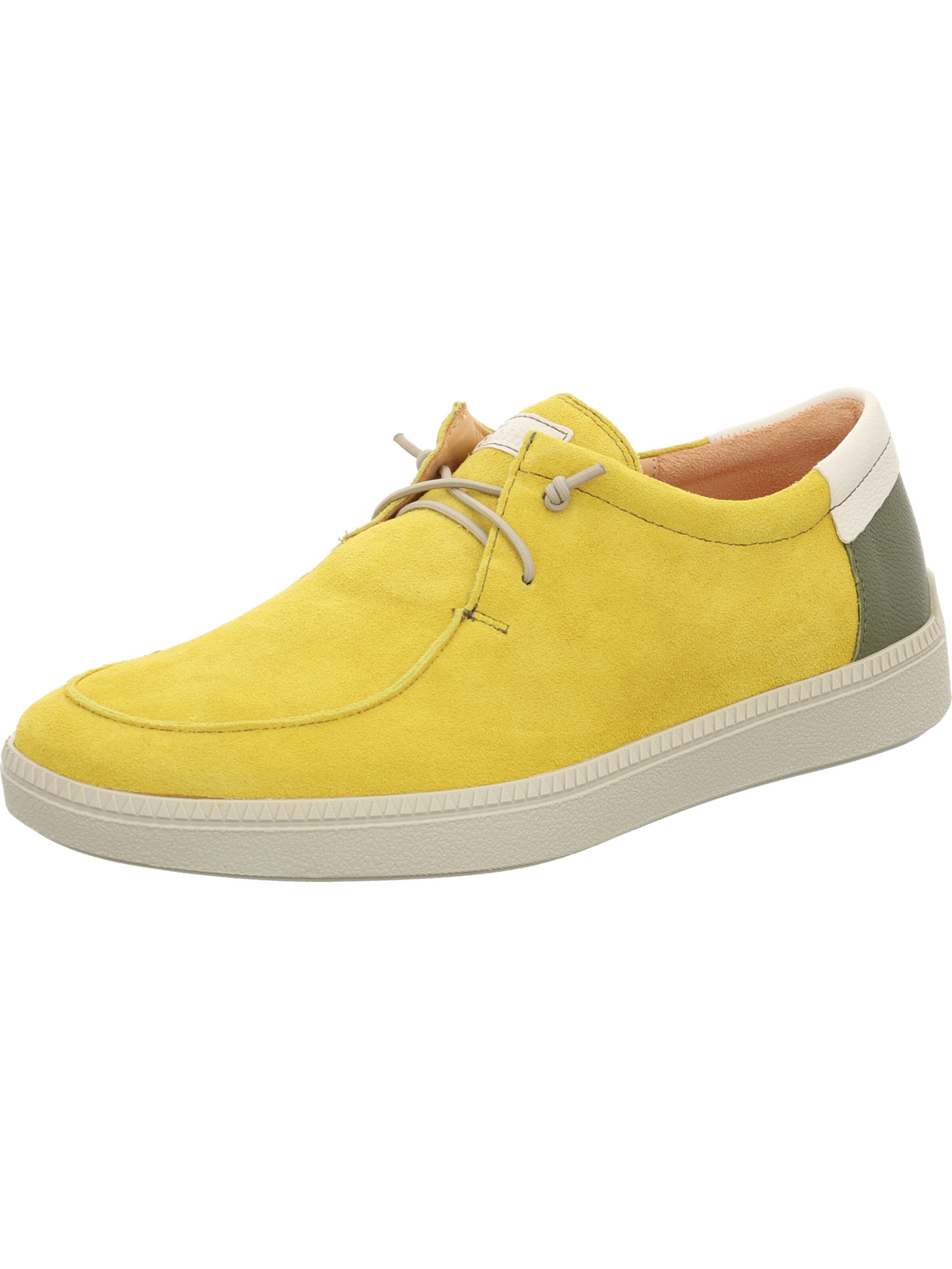THINK! Mokassin 'TURNA HE.' in Gelb: Vorderseite