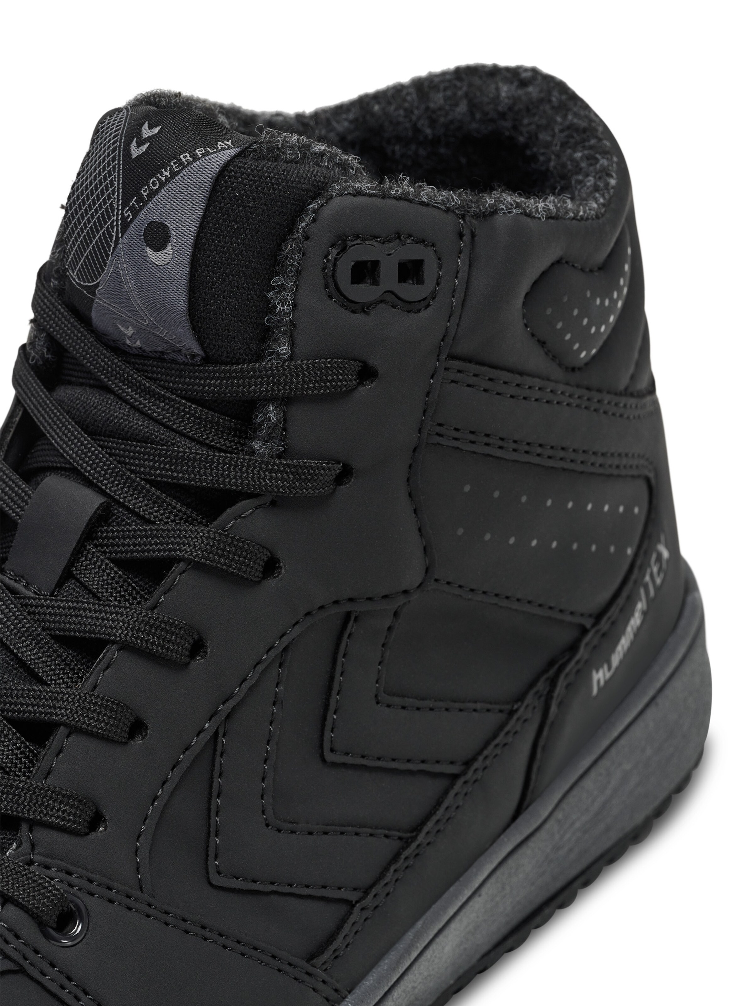 Hummel Sneakers hoog 'ST Power Play' in Zwart