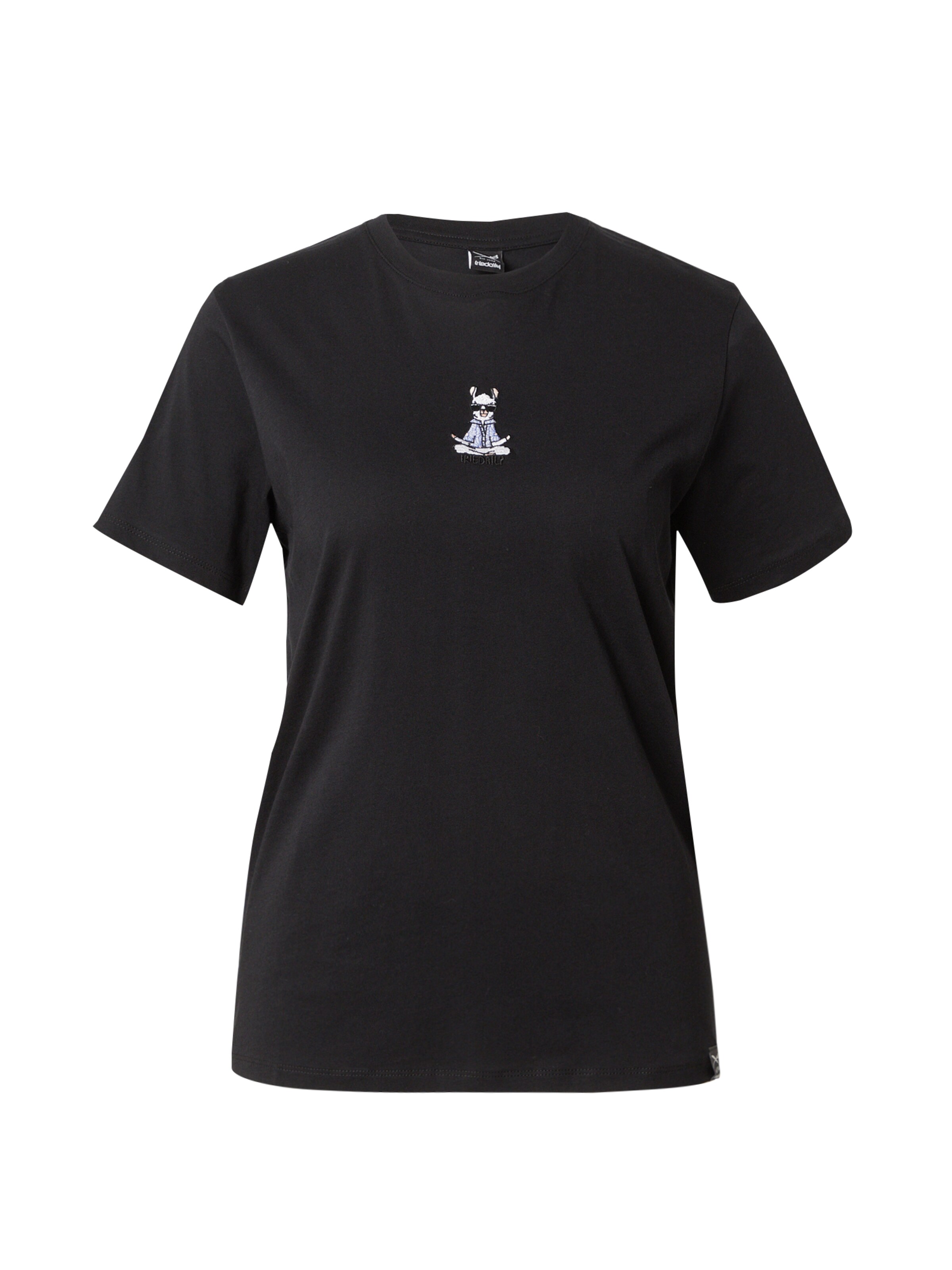 Iriedaily Shirt 'Lama Lama' in Black: front
