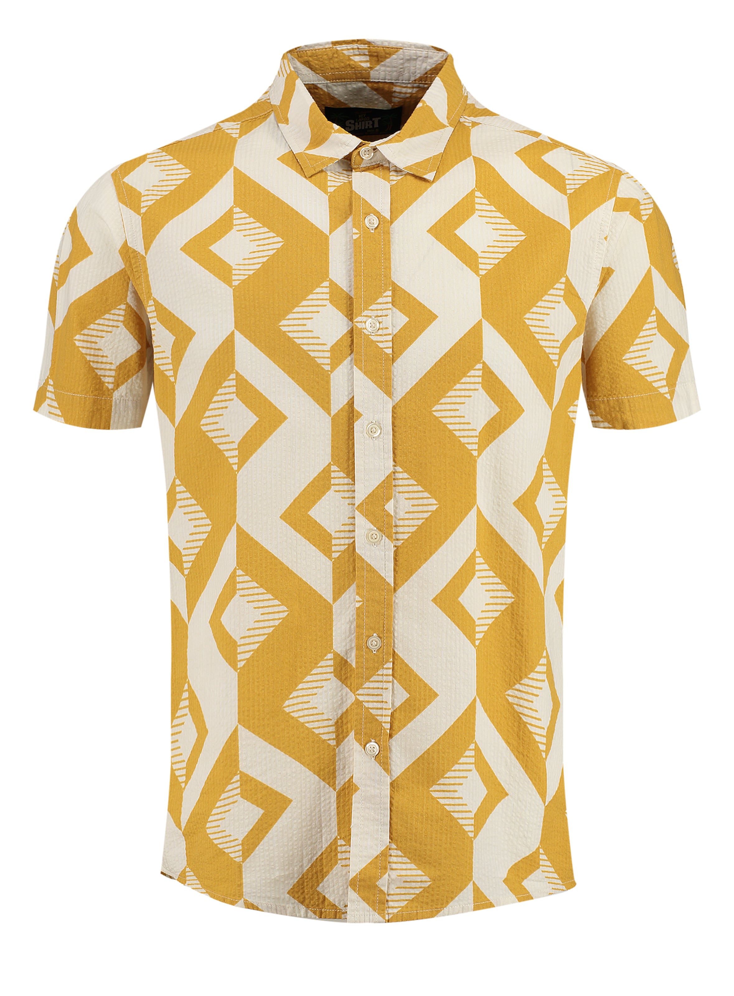 Key Largo Regular Fit Skjorte i beige: forside