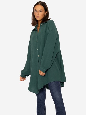 SASSYCLASSY Bluza | zelena barva