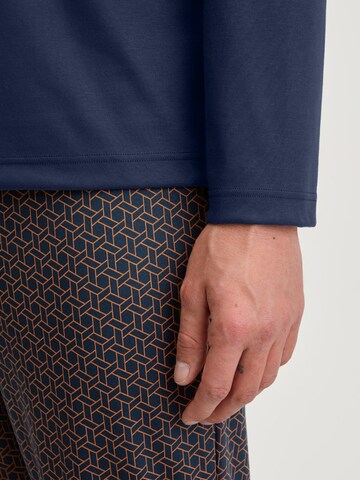 CALIDA Pyjama lang in Blauw