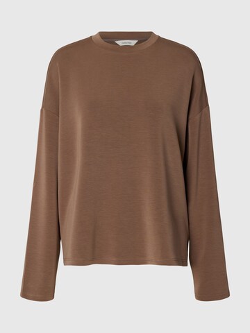 Maglietta di SELECTED in marrone
