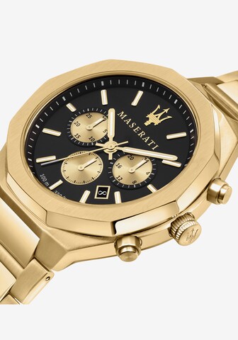 Maserati Analoog horloge 'Stile' in Goud