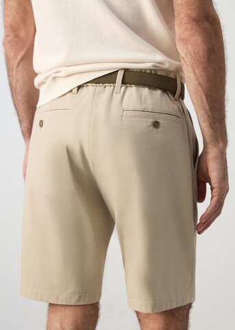 MANGO MAN Regular Shorts 'Gracia' in Beige