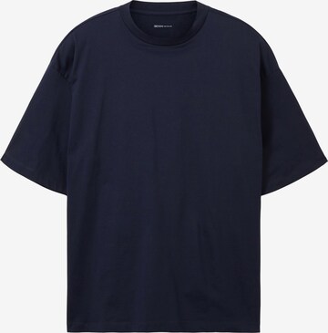 T-Shirt TOM TAILOR DENIM en bleu : devant