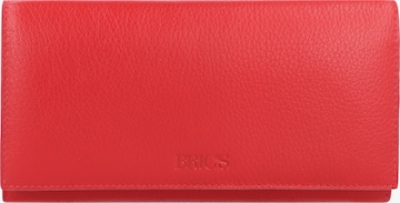 Bric's Wallet in Red: front