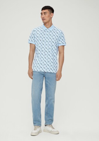 s.Oliver Regular fit Majica | modra barva