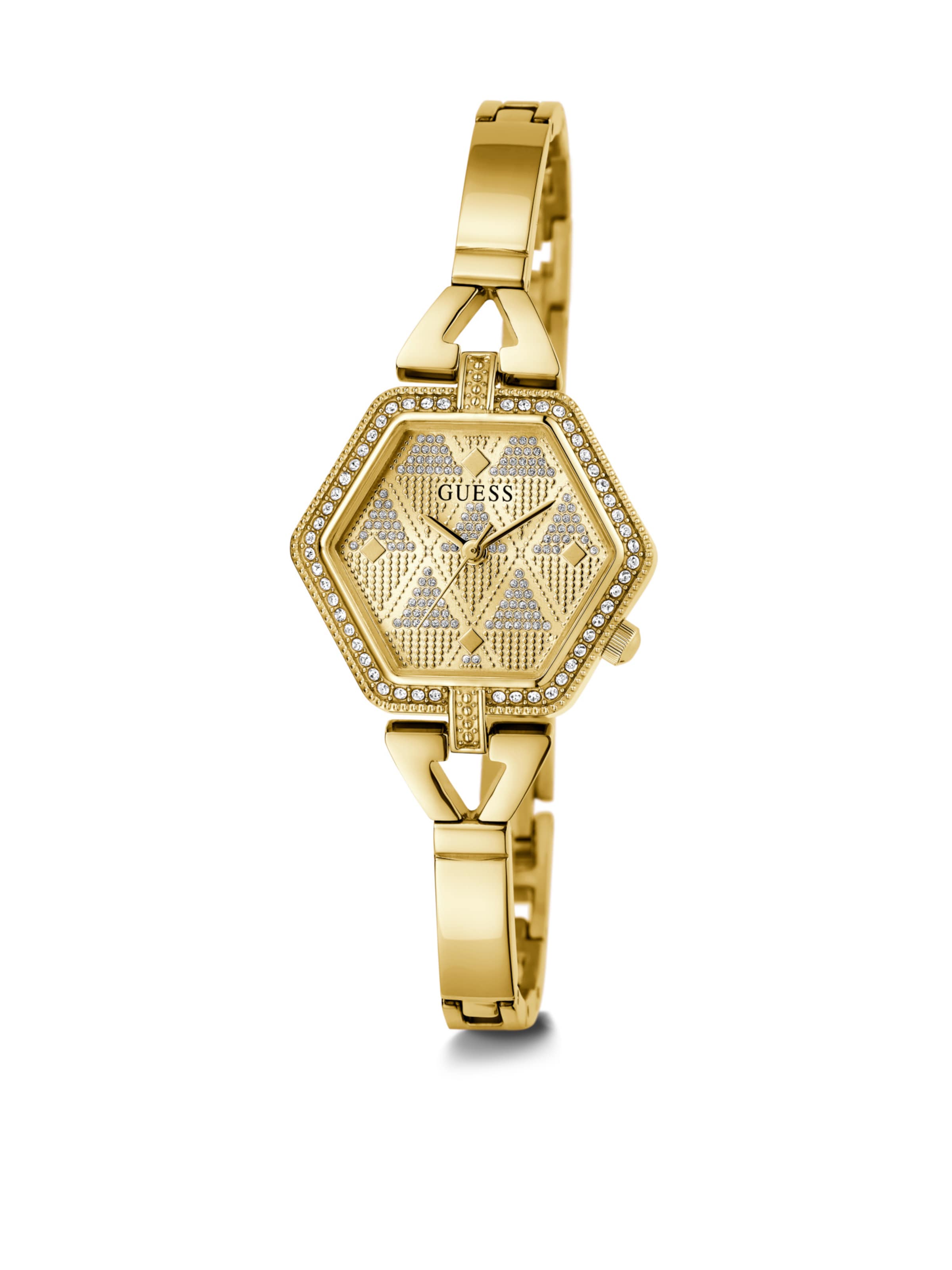 GUESS Analoguhr 'GD AUDREY' in Gold: Vorderseite
