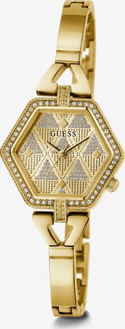 GUESS Analoog horloge 'GD AUDREY' in Goud: voorkant