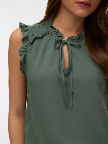zaļš VERO MODA Blūze 'VMALBA'
