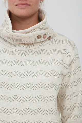 Sweat-shirt 'VERNITA' Oxmo en blanc
