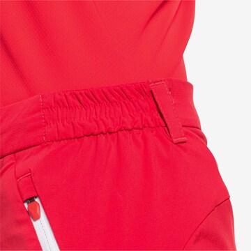 JACK WOLFSKIN Regular Outdoor Pants 'Overland' in Red