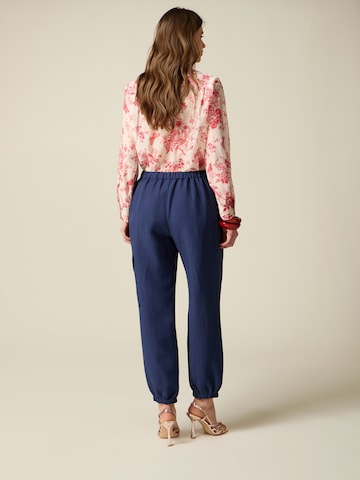 Loosefit Pantalon oltre en bleu