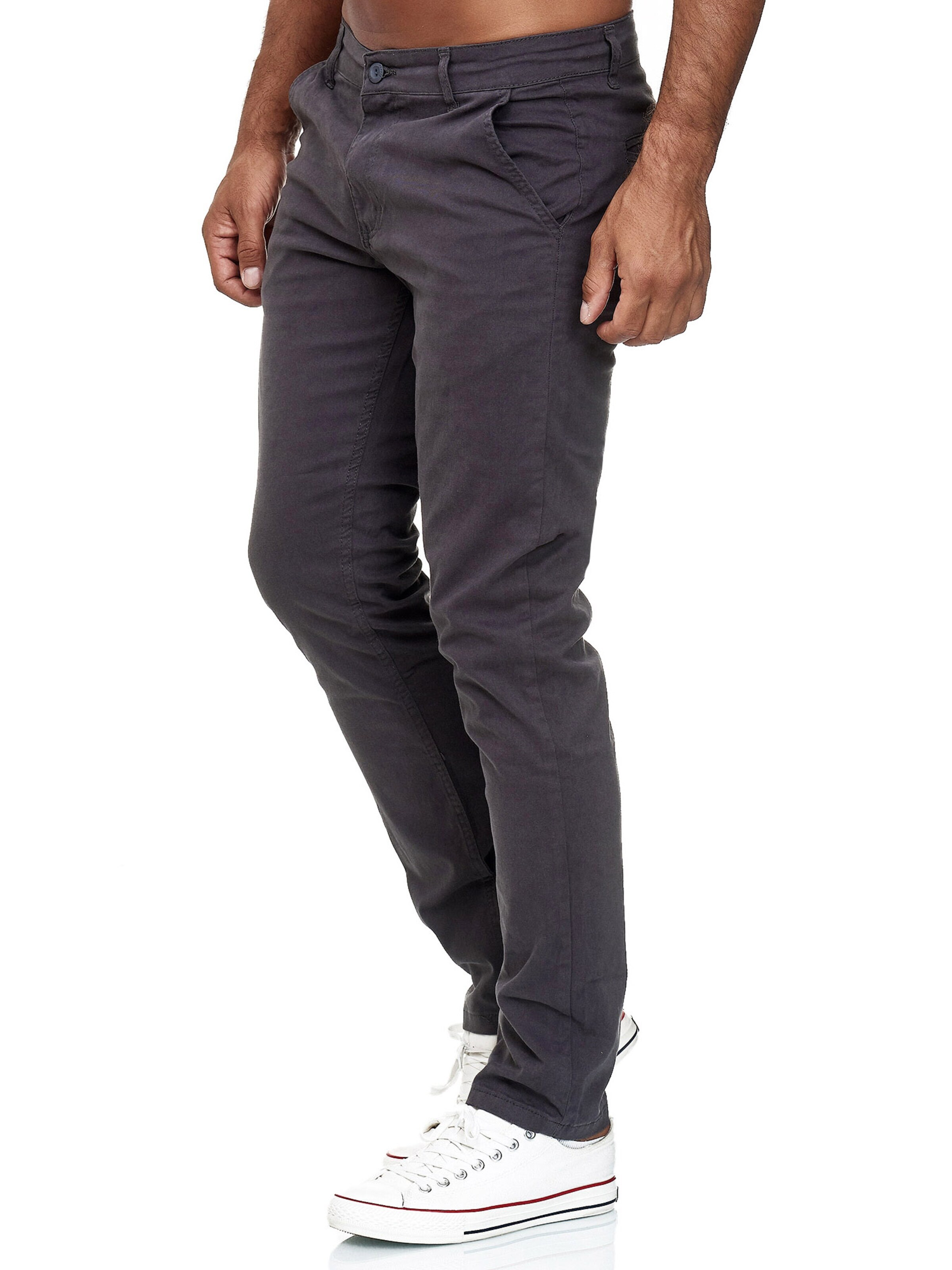 Tazzio Slimfit Chinosy '19530' w kolorze szary