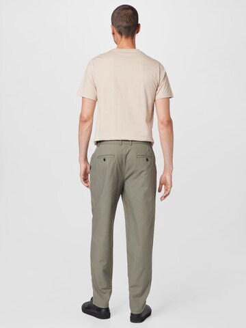 Les Deux - regular Pantalón plisado 'Parker' en verde