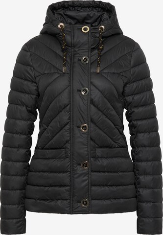 faina Winter Jacket in Black: front