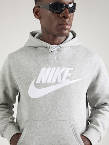 pilka Nike Sportswear Megztinis be užsegimo 'CLUB'