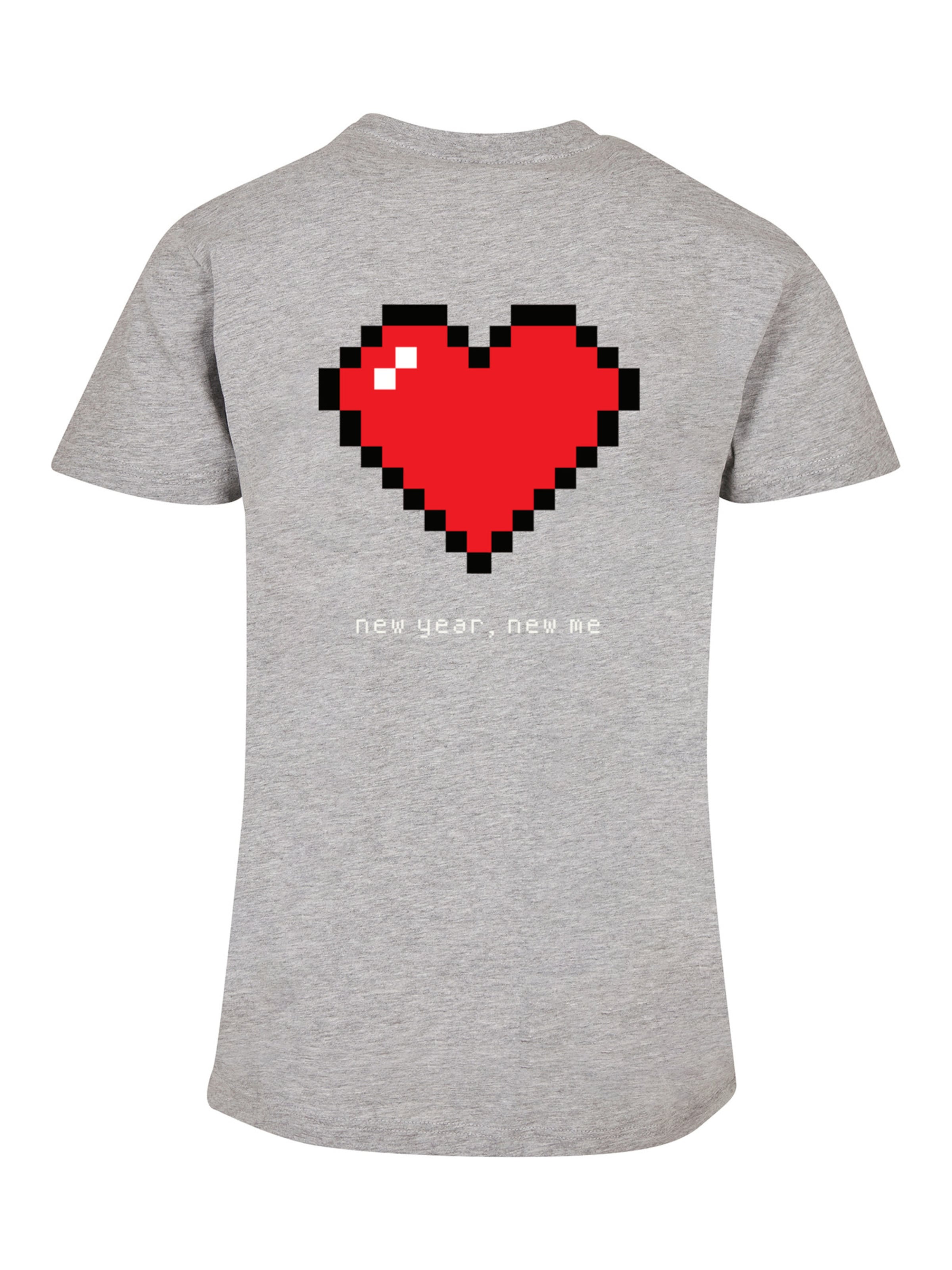 F4NT4STIC Shirt 'HAPPYPEOPLEONLY ' in Grey